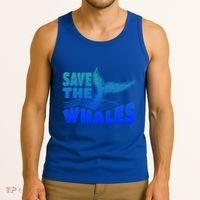 Save The Whales Protect The Ocean Activist Environtalist Great Gift Tank Top thumb 3