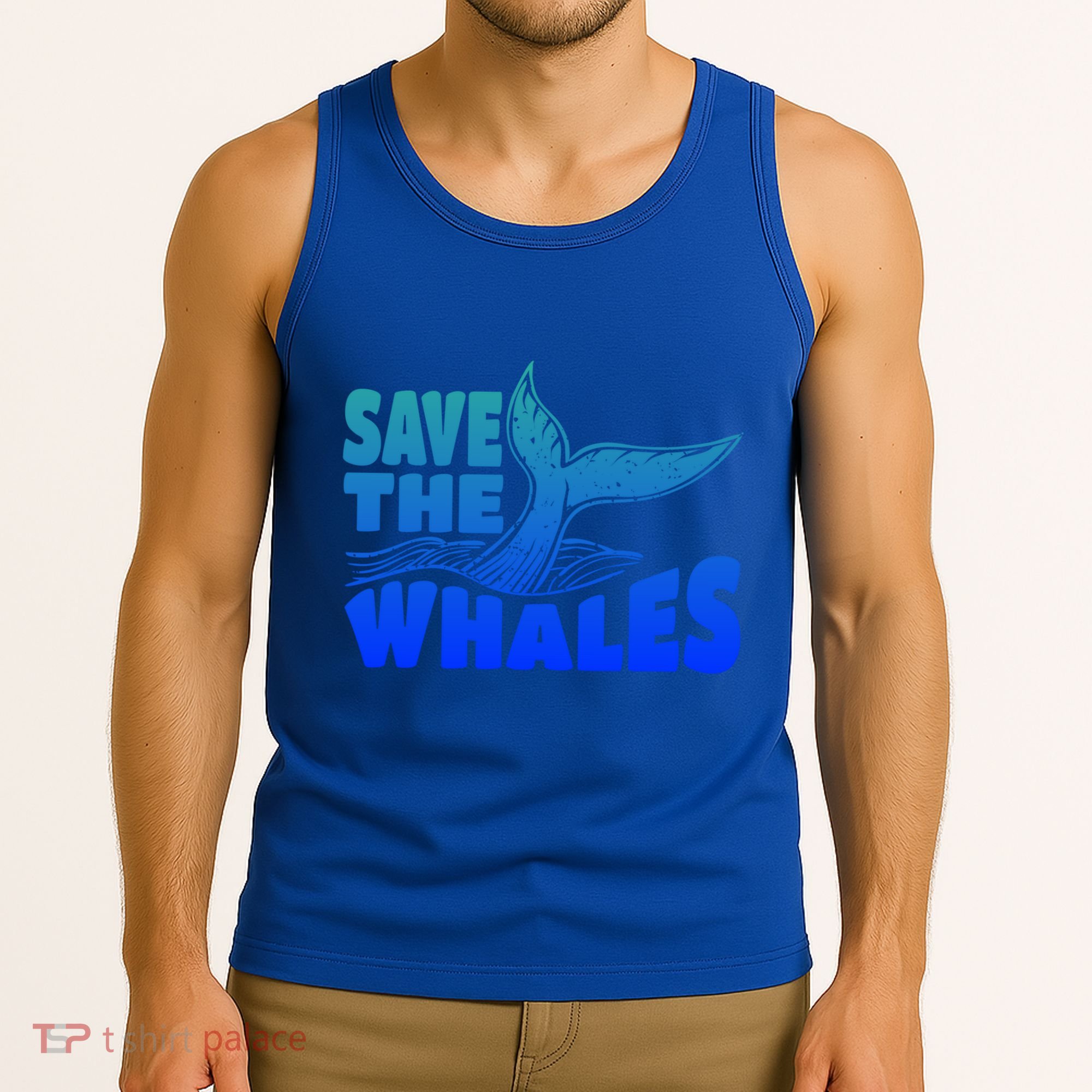 Save The Whales Protect The Ocean Activist Environtalist Great Gift Tank Top