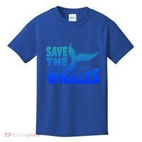 Save The Whales Protect The Ocean Activist Environtalist Great Gift Kids T-Shirt thumb 0
