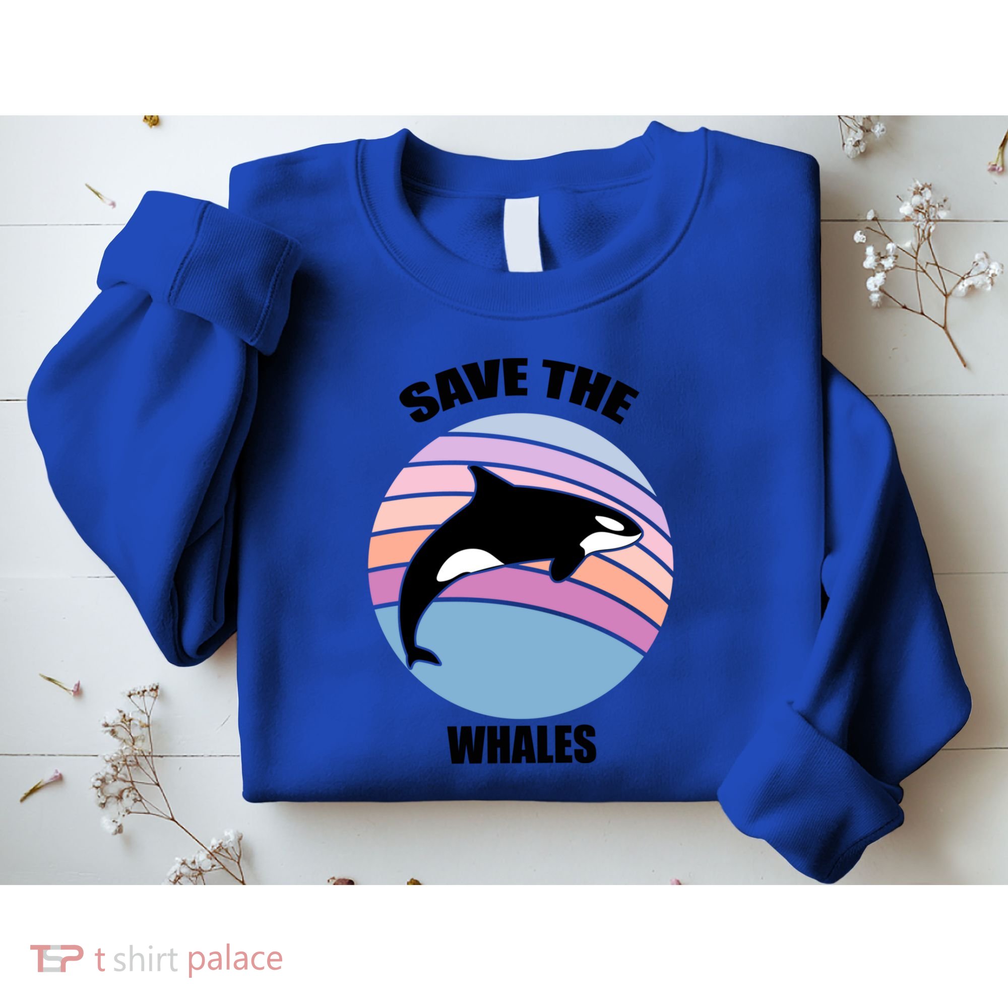 Save The Whales Gift Sweatshirt