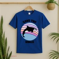 Save The Whales Gift T-Shirt thumb 2