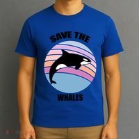 Save The Whales Gift T-Shirt thumb 3