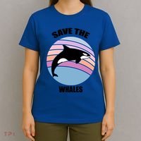 Save The Whales Gift T-Shirt thumb 4
