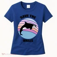 Save The Whales Gift Women's T-Shirt thumb 0