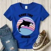 Save The Whales Gift Women's T-Shirt thumb 3
