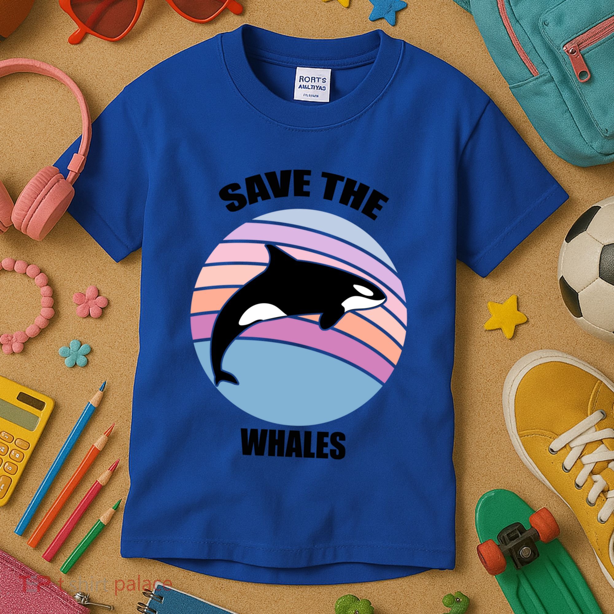 Save The Whales Gift Kids T-Shirt
