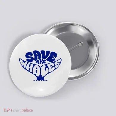 Save The Whales Button