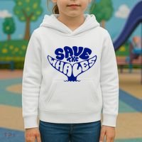 Save The Whales Kids Hoodie thumb 3