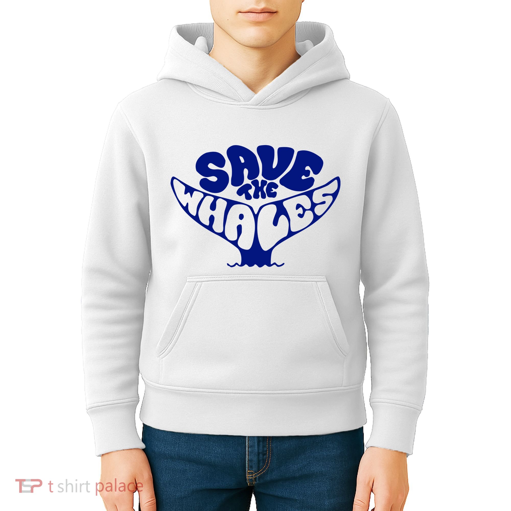 Save The Whales Kids Hoodie