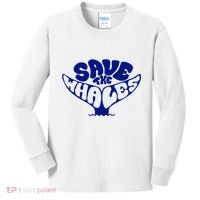 Save The Whales Kids Long Sleeve Shirt thumb 0