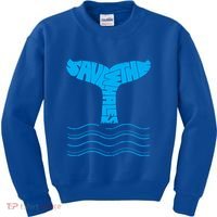 Save The Whales Gift Kids Sweatshirt thumb 0