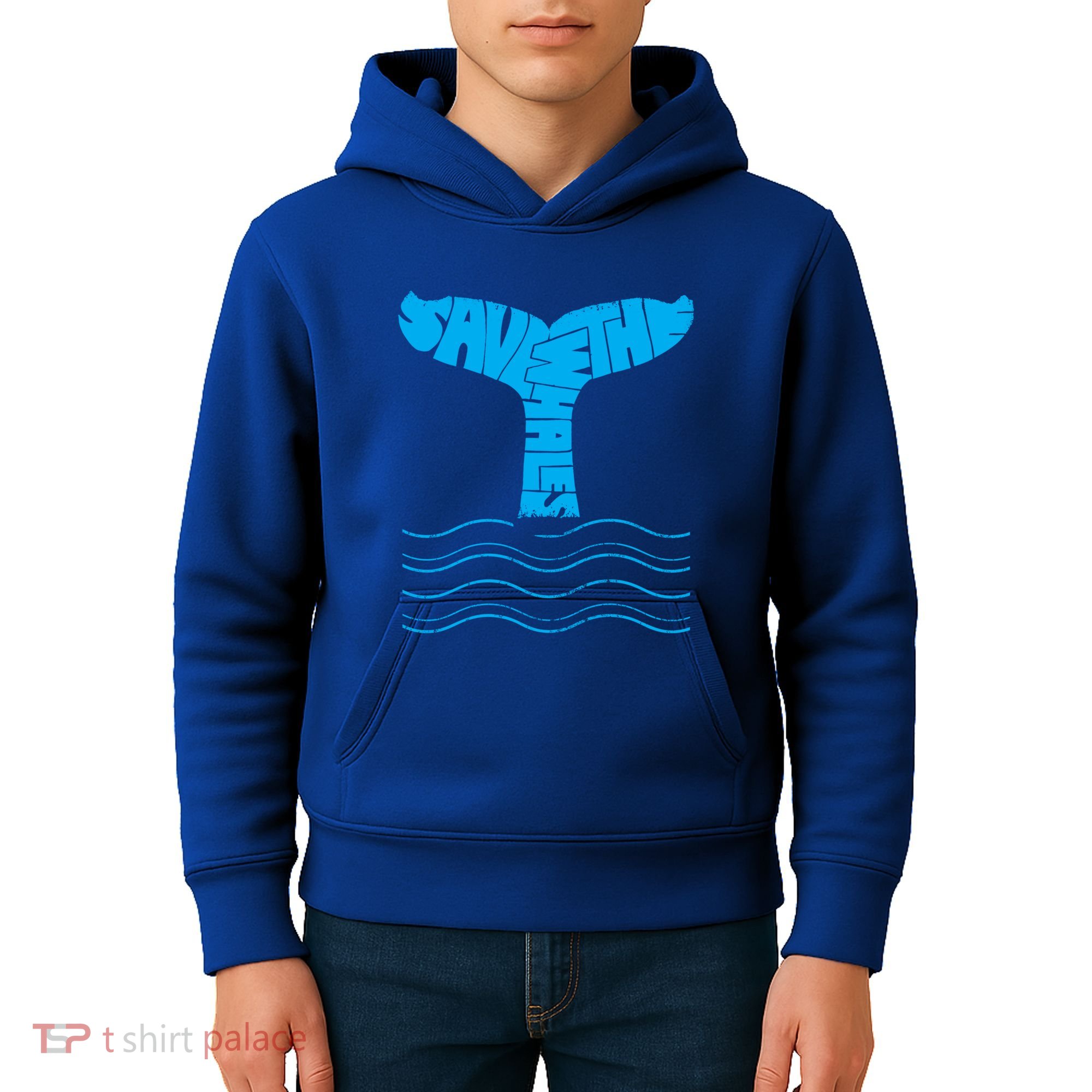 Save The Whales Gift Kids Hoodie