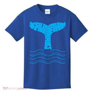 Save The Whales Gift Kids T-Shirt