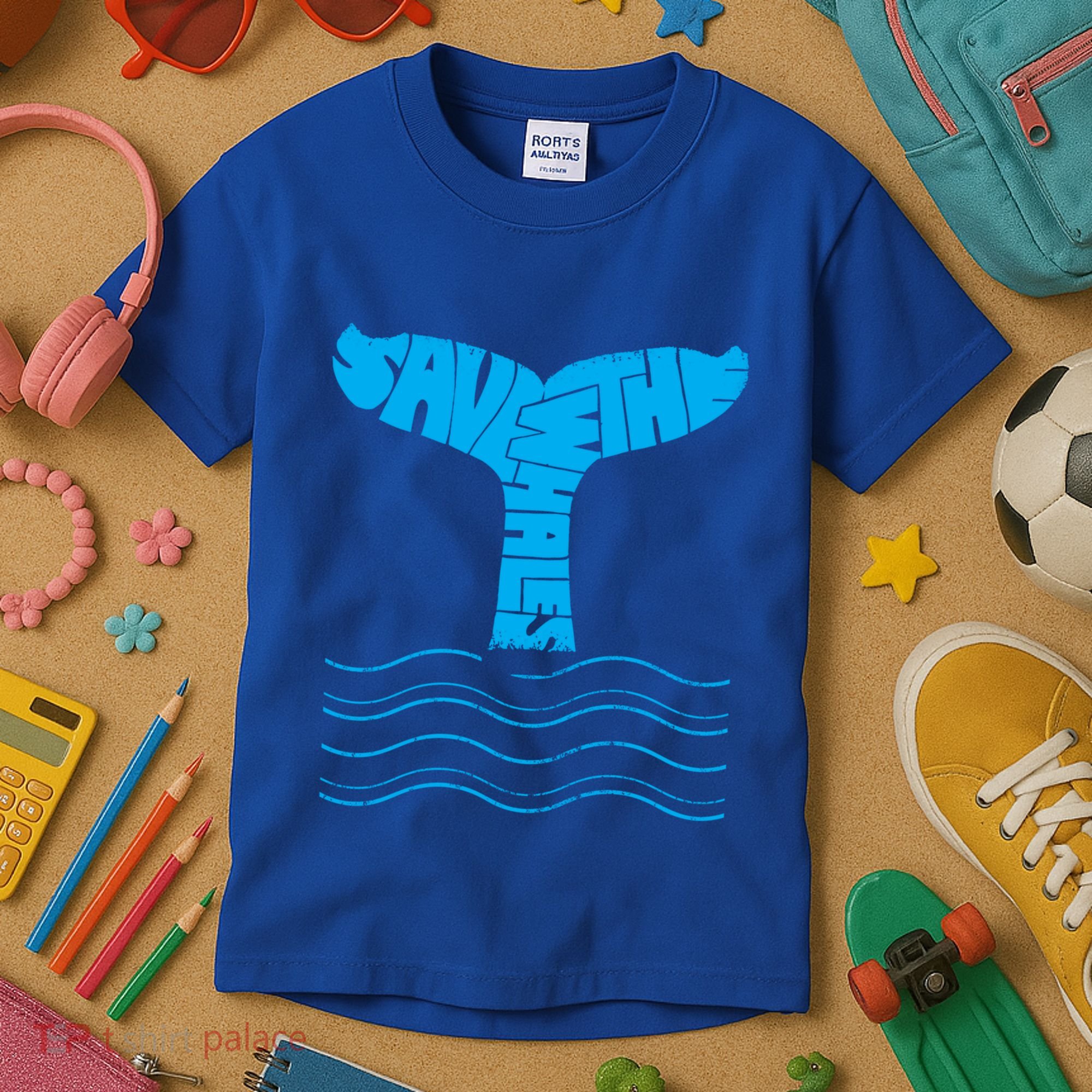 Save The Whales Gift Kids T-Shirt