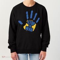 Stops The War Ukraine Peace Women's Sweatshirt thumb 0