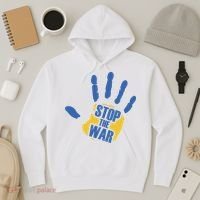 Stops The War Ukraine Peace Hoodie thumb 3