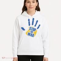 Stops The War Ukraine Peace Hoodie thumb 5