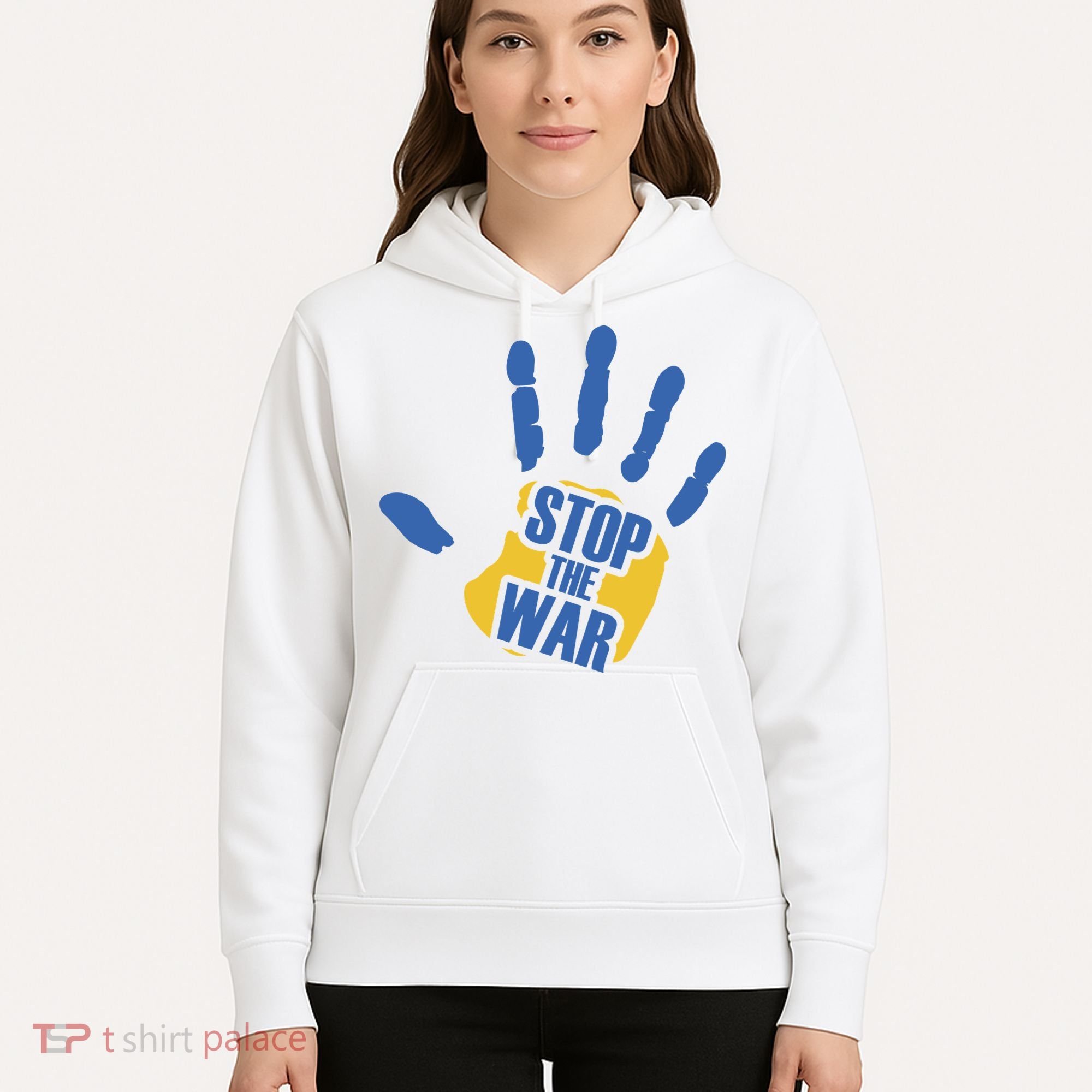 Stops The War Ukraine Peace Hoodie