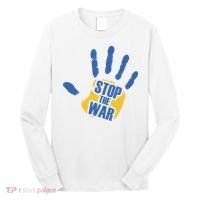 Stops The War Ukraine Peace Long Sleeve Shirt thumb 0