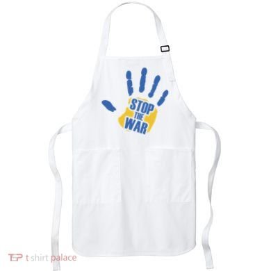 Stops The War Ukraine Peace Apron