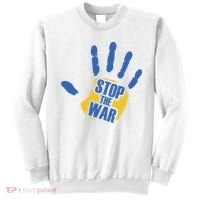 Stops The War Ukraine Peace Sweatshirt thumb 0