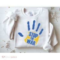 Stops The War Ukraine Peace Sweatshirt thumb 2