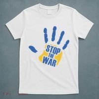 Stops The War Ukraine Peace T-Shirt thumb 5