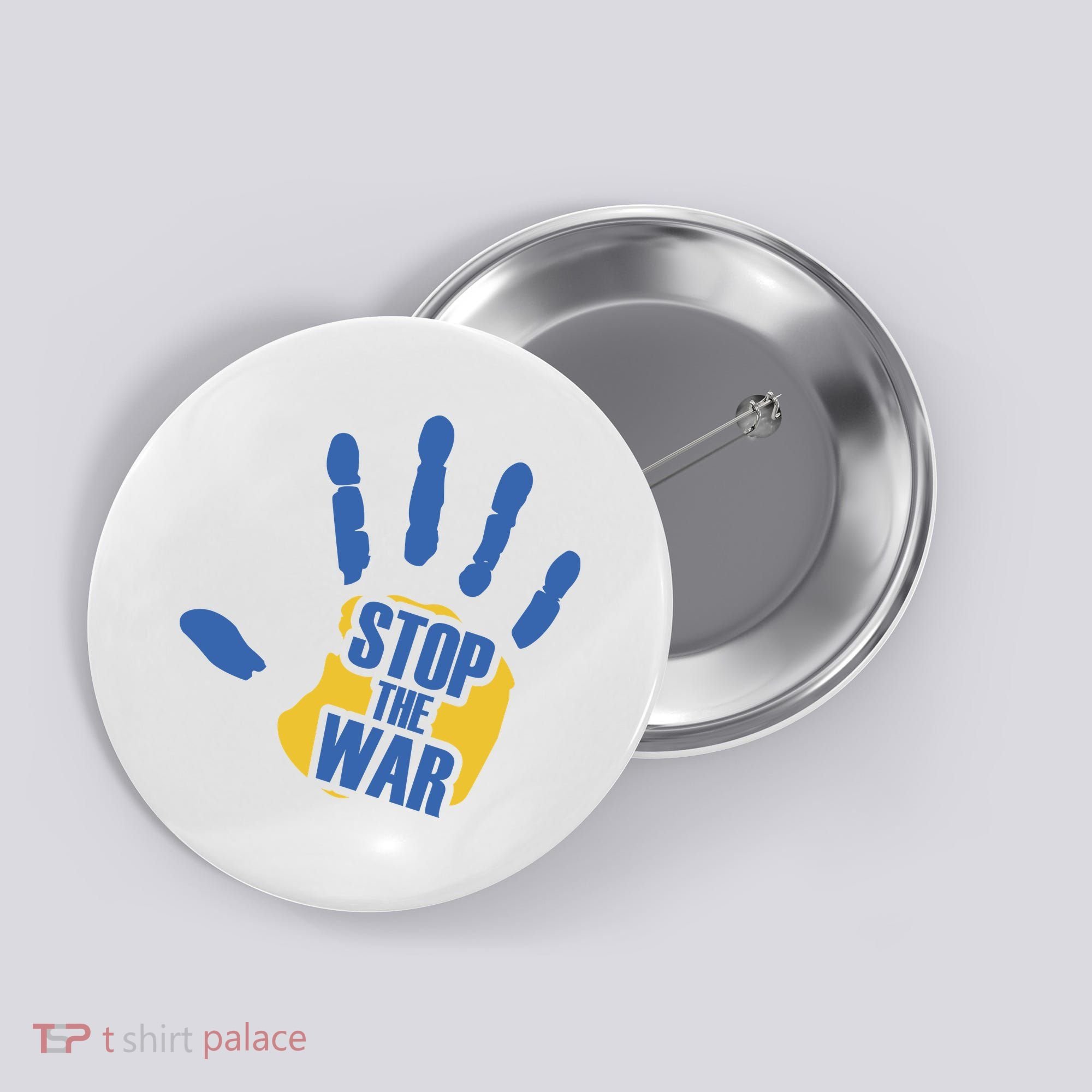 Stops The War Ukraine Peace Button