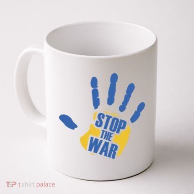 Stops The War Ukraine Peace Coffee Mug