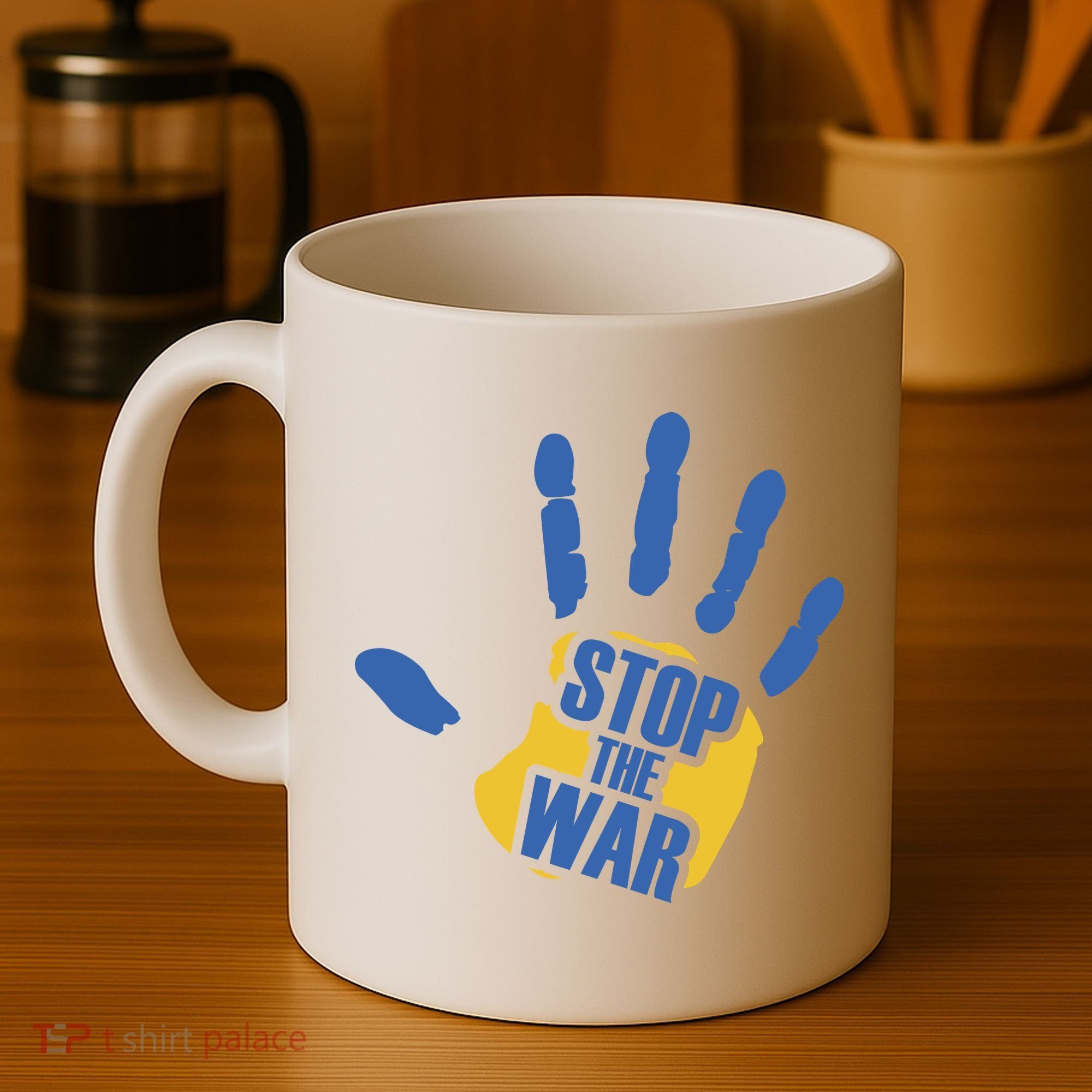 Stops The War Ukraine Peace Coffee Mug