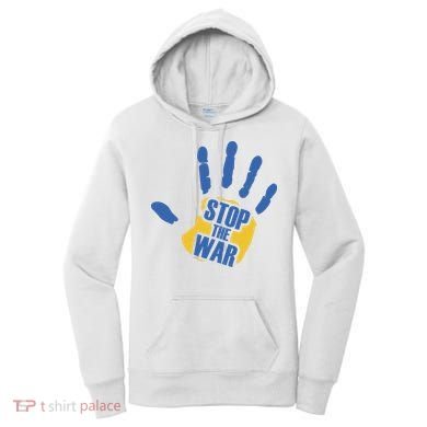 Stops The War Ukraine Peace Women's Hoodie