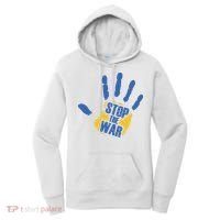 Stops The War Ukraine Peace Women's Hoodie thumb 0