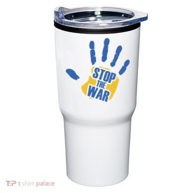 Stops The War Ukraine Peace Tumbler