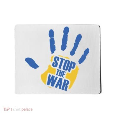Stops The War Ukraine Peace Mousepad