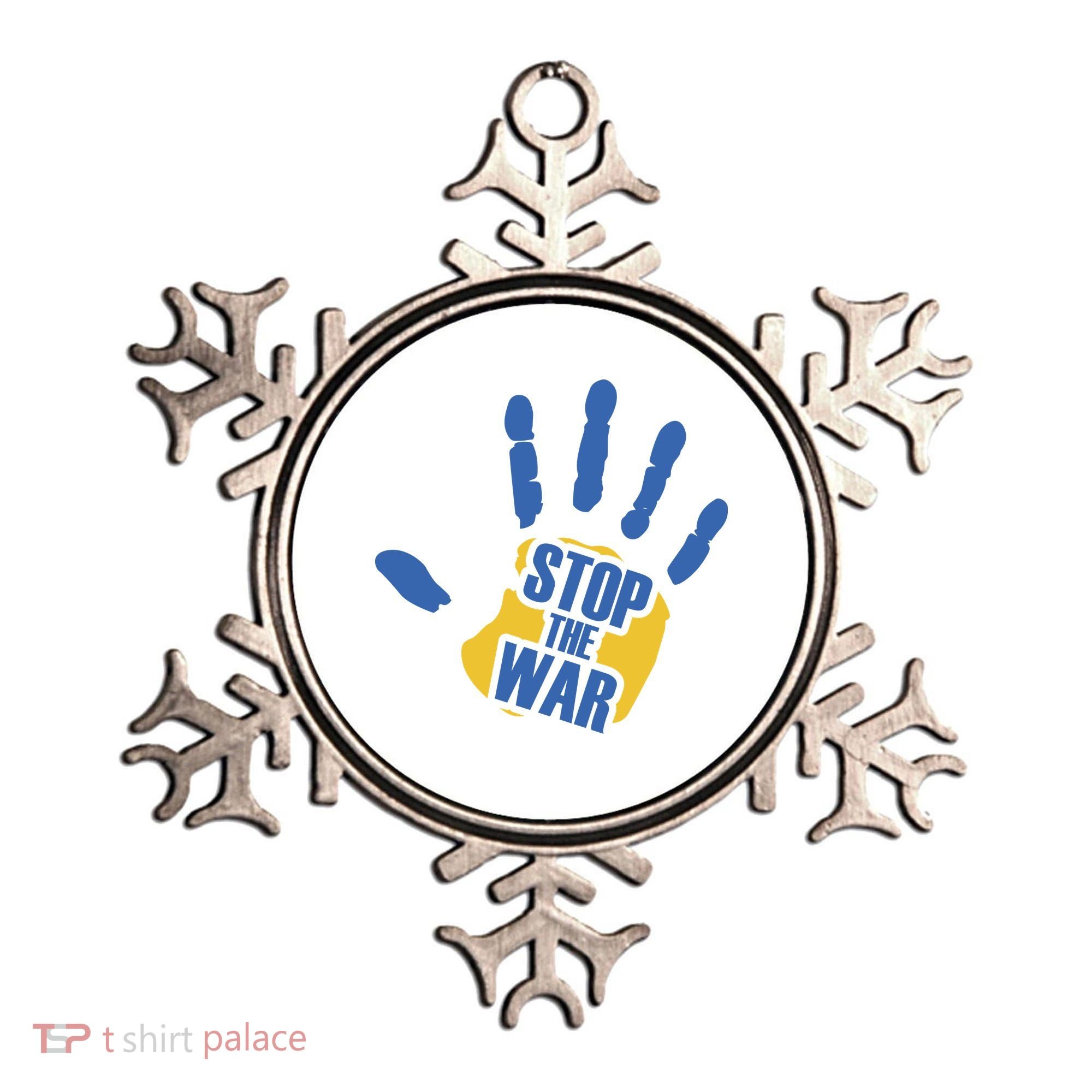 Stops The War Ukraine Peace Ornament