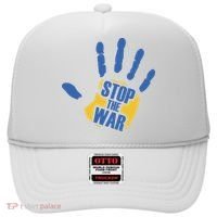 Stops The War Ukraine Peace Hat thumb 0