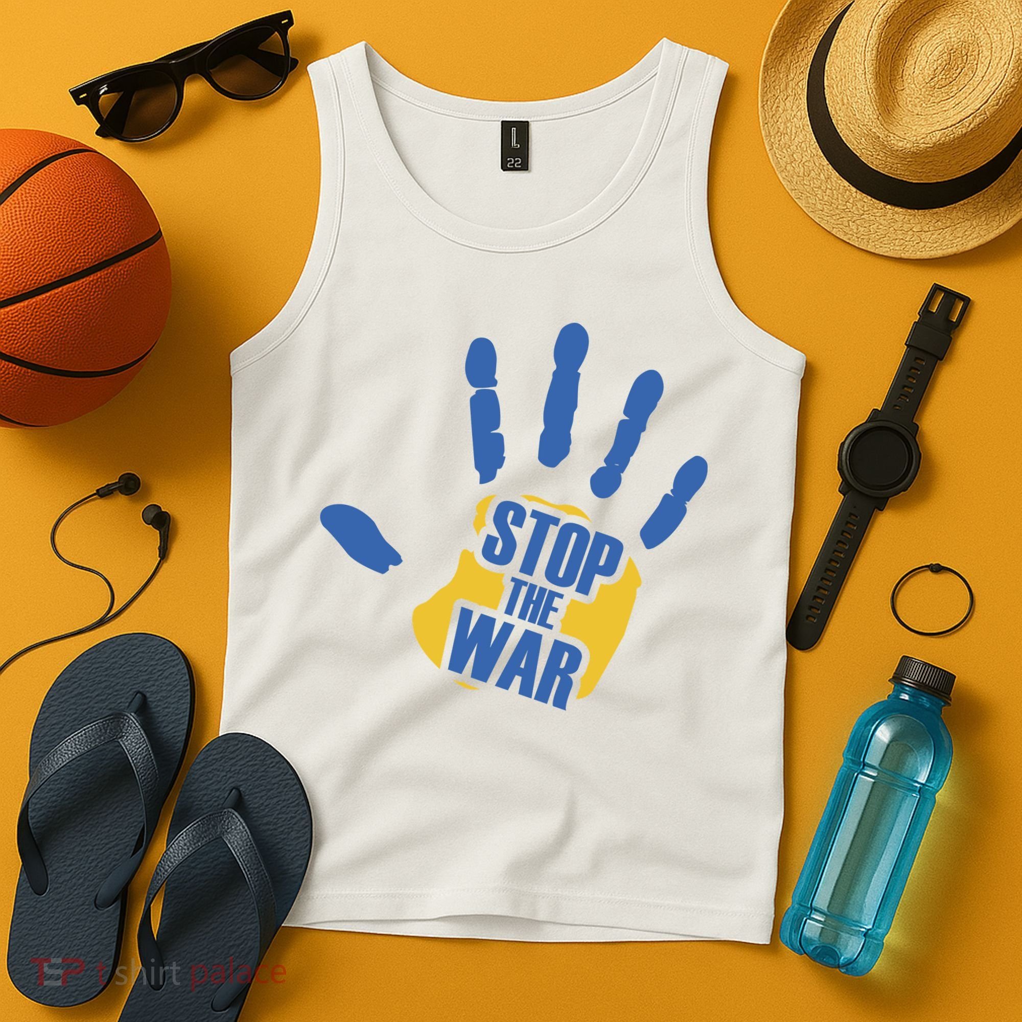 Stops The War Ukraine Peace Tank Top