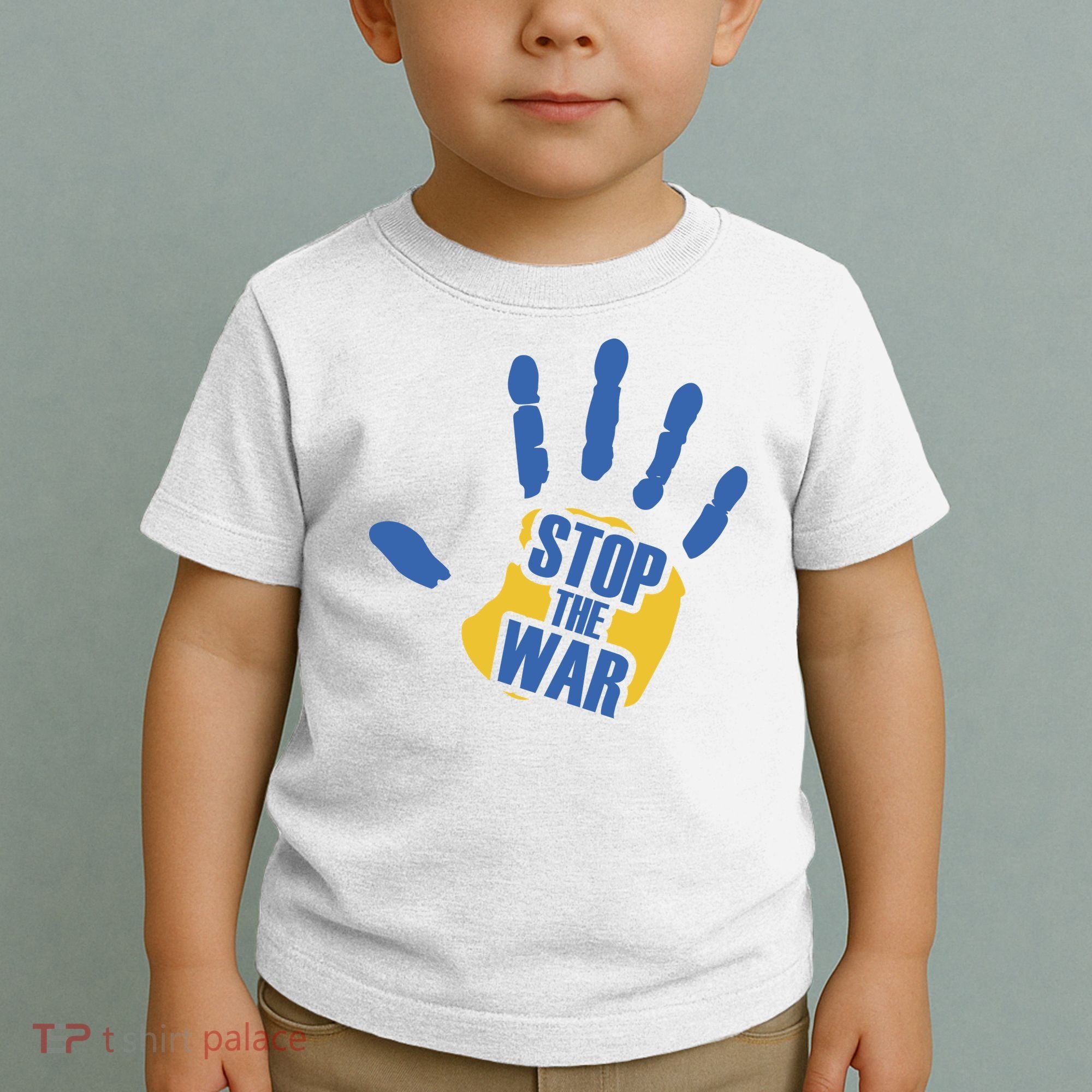 Stops The War Ukraine Peace Toddler T-Shirt