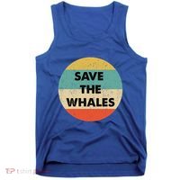 Save The Whales Great Gift Tank Top thumb 0