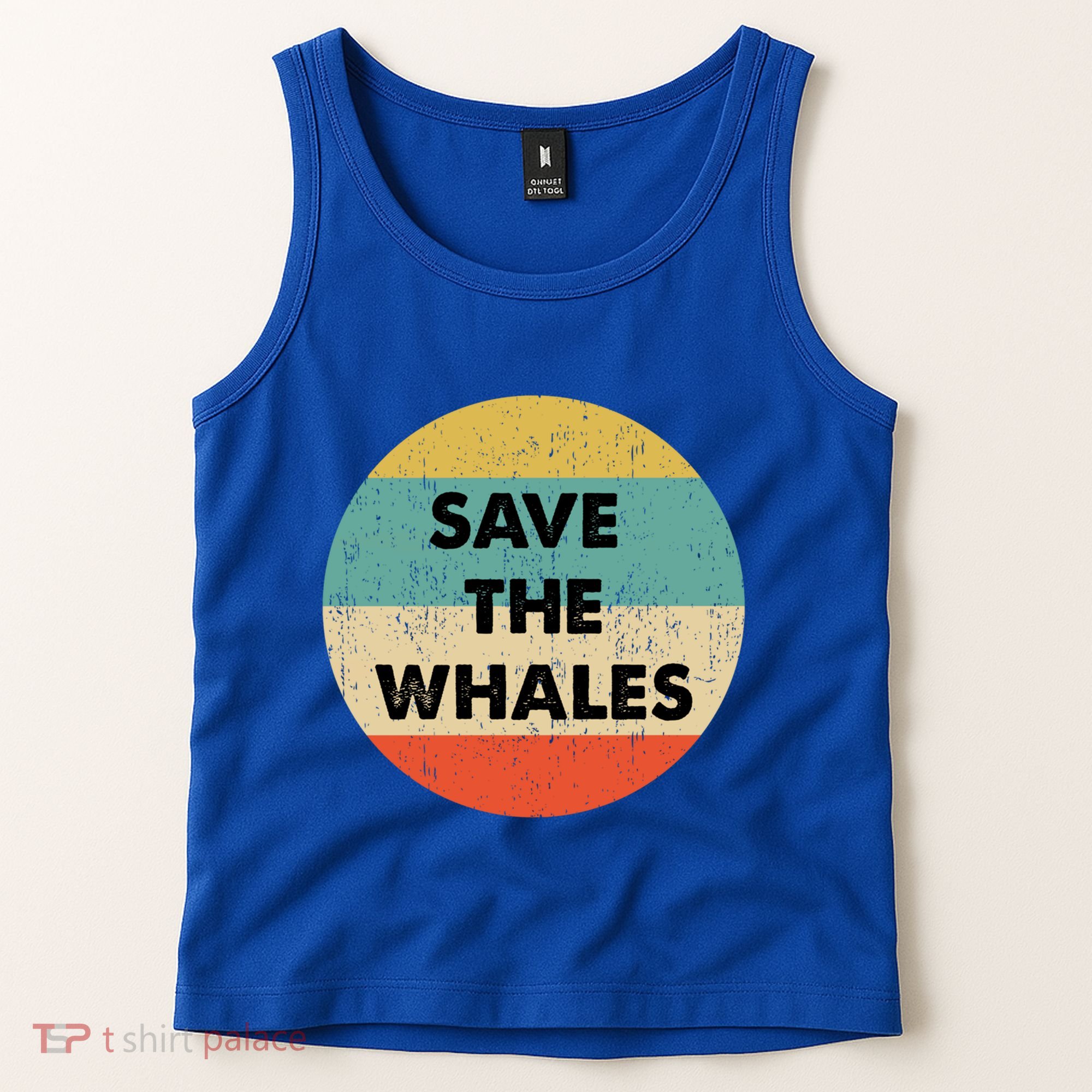 Save The Whales Great Gift Tank Top