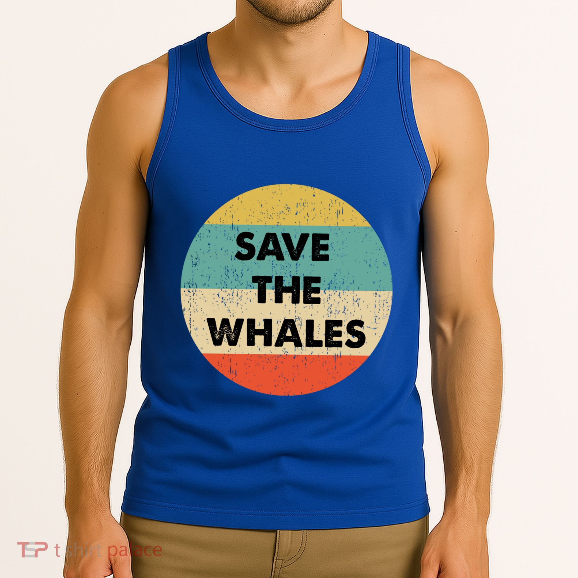 Save The Whales Great Gift Tank Top