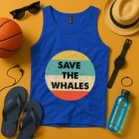 Save The Whales Great Gift Tank Top thumb 4