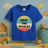 Save The Whales Great Gift Toddler T-Shirt thumb 3