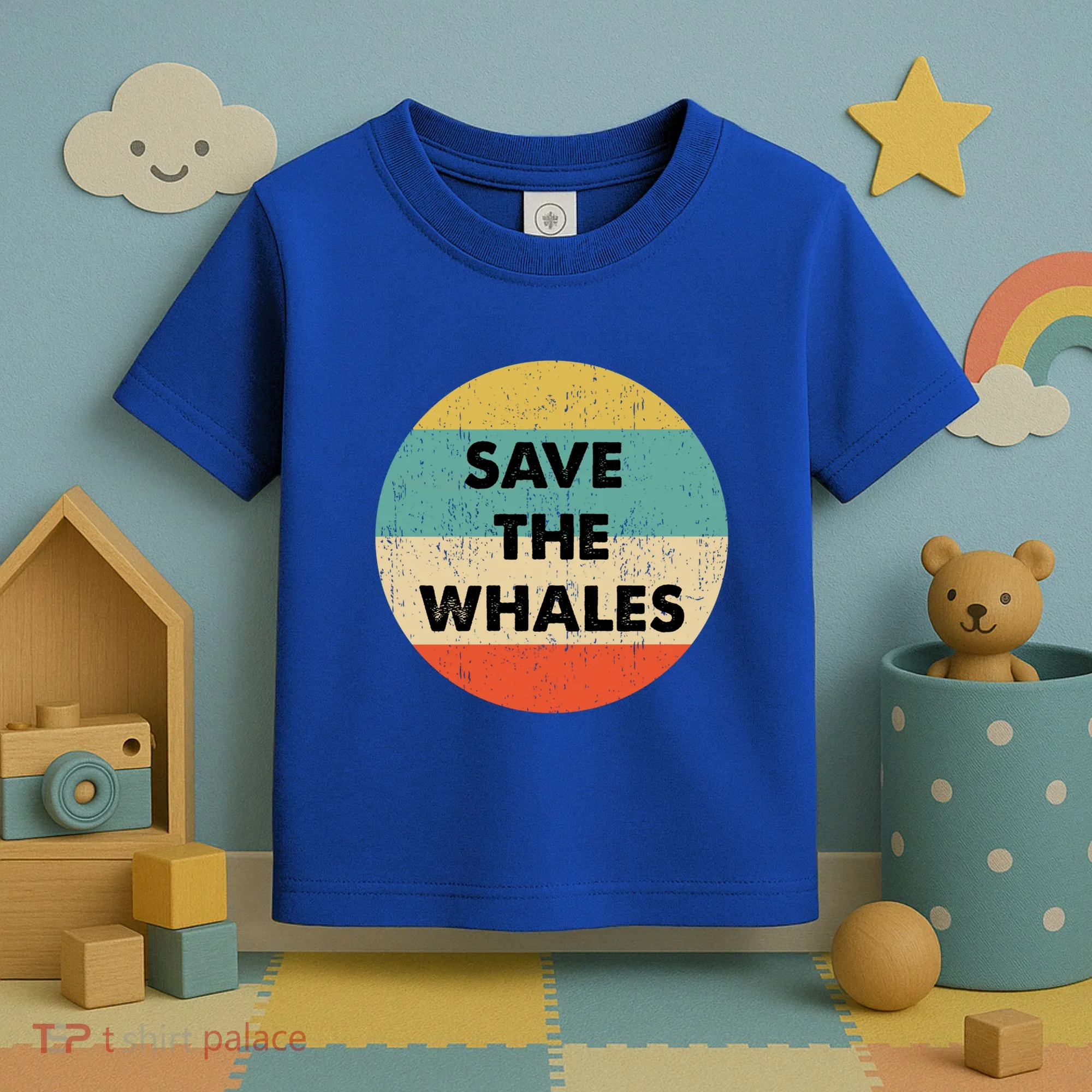 Save The Whales Great Gift Toddler T-Shirt