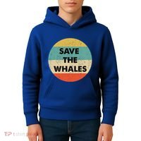Save The Whales Great Gift Kids Hoodie thumb 4