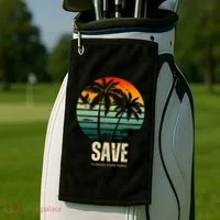 Save The Wildlife Golf Towel thumb 2
