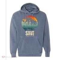 Save The Wildlife Comfort Colors Garment-Dyed Hooded Sweatshirt thumb 0