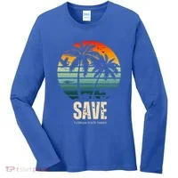 Save The Wildlife Women's Long Sleeve Shirt thumb 0