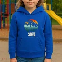 Save The Wildlife Kids Hoodie thumb 3