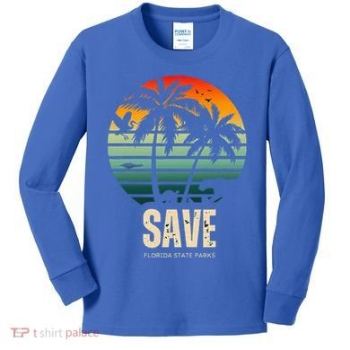 Save The Wildlife Kids Long Sleeve Shirt